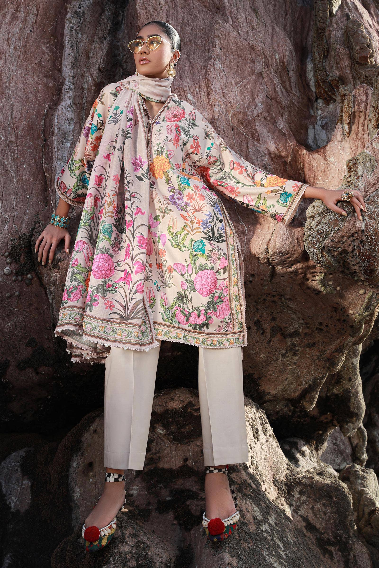 Sana Safinaz | Mahay Spring 24 | H241-019B-3CS - by - Libasekhas UK - Registered Vendor of : Sana Safinaz - 100% Original Designer Dresss