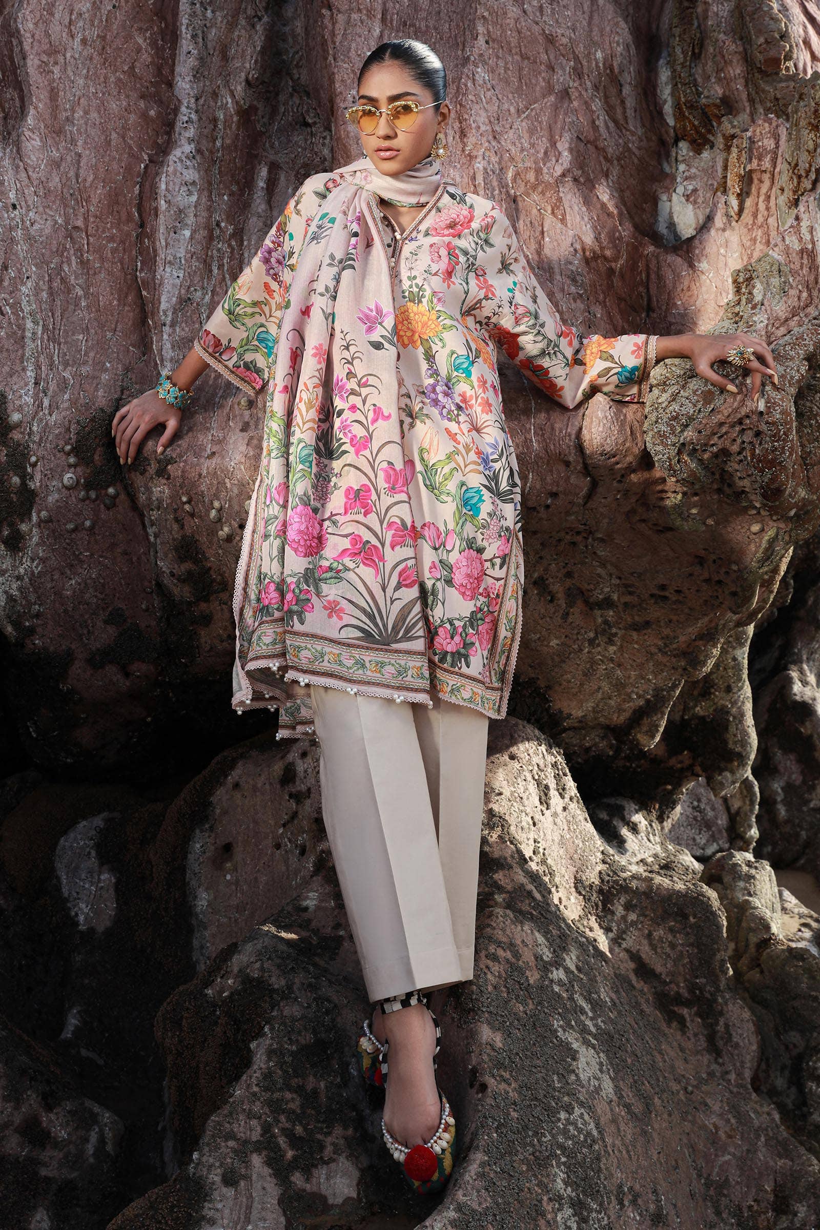 Sana Safinaz | Mahay Spring 24 | H241-019B-3CS - by - Libasekhas UK - Registered Vendor of : Sana Safinaz - 100% Original Designer Dresss