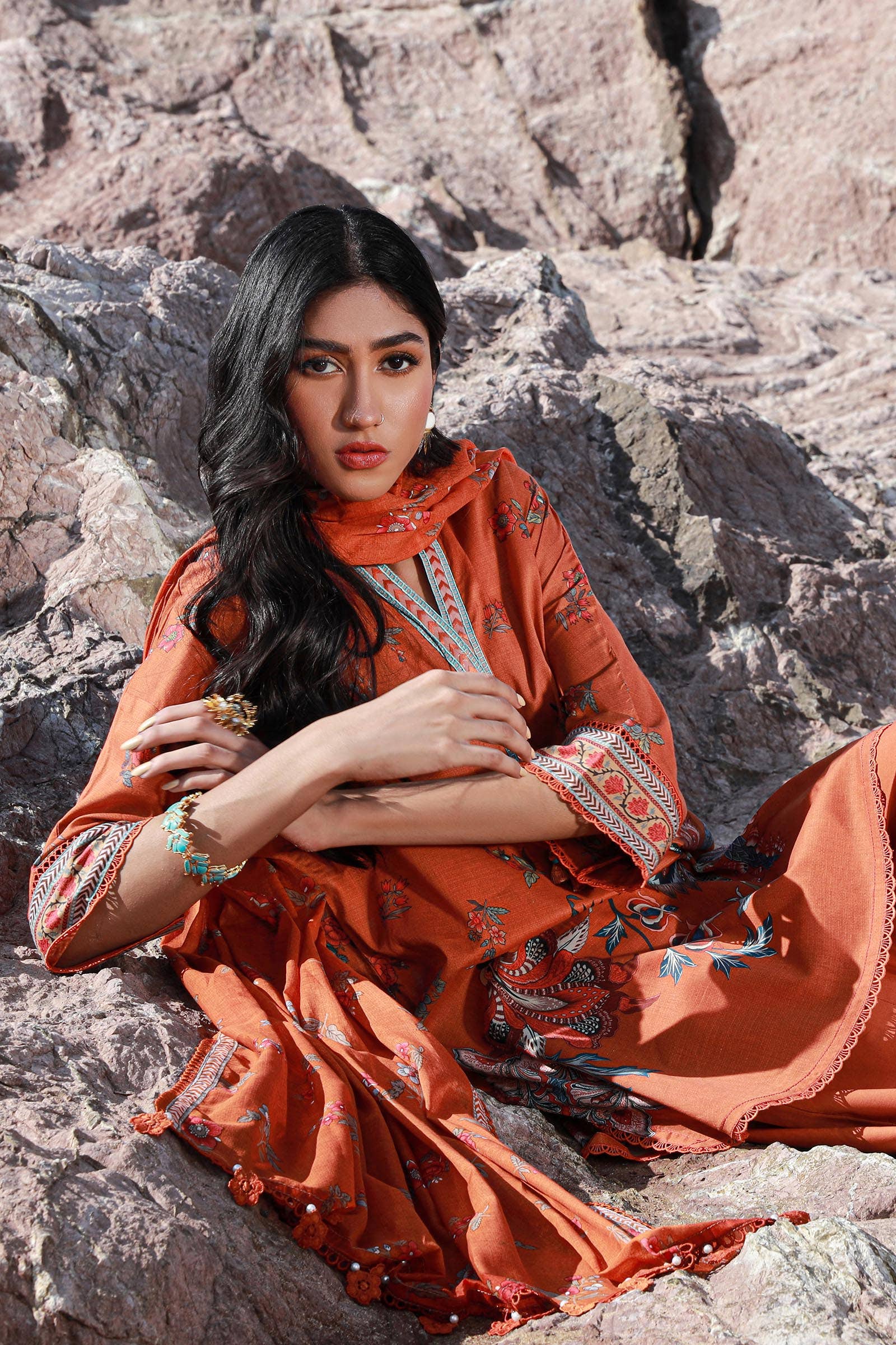 Sana Safinaz | Mahay Spring 24 | H241-020A-3CG - by - Libasekhas UK - Registered Vendor of : Sana Safinaz - 100% Original Designer Dresss