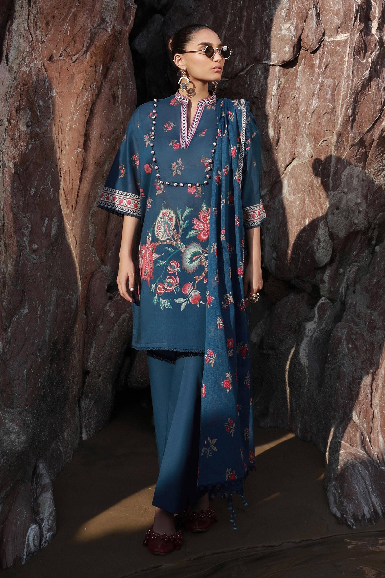 Sana Safinaz | Mahay Spring 24 | H241-020B-3CG - by - Libasekhas UK - Registered Vendor of : Sana Safinaz - 100% Original Designer Dresss