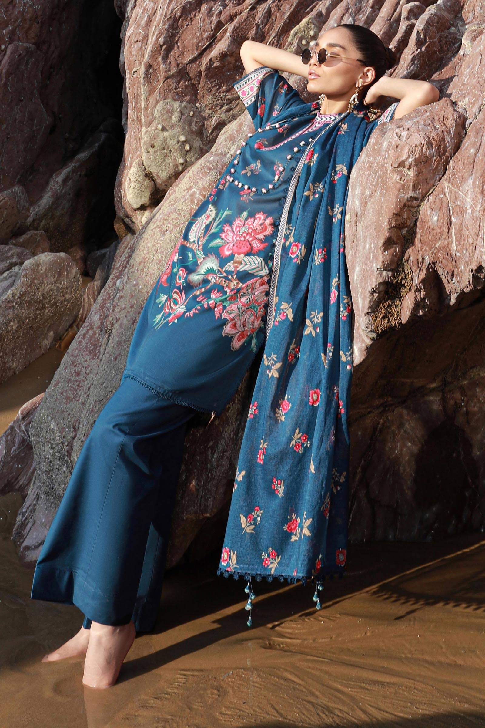 Sana Safinaz | Mahay Spring 24 | H241-020B-3CG - by - Libasekhas UK - Registered Vendor of : Sana Safinaz - 100% Original Designer Dresss