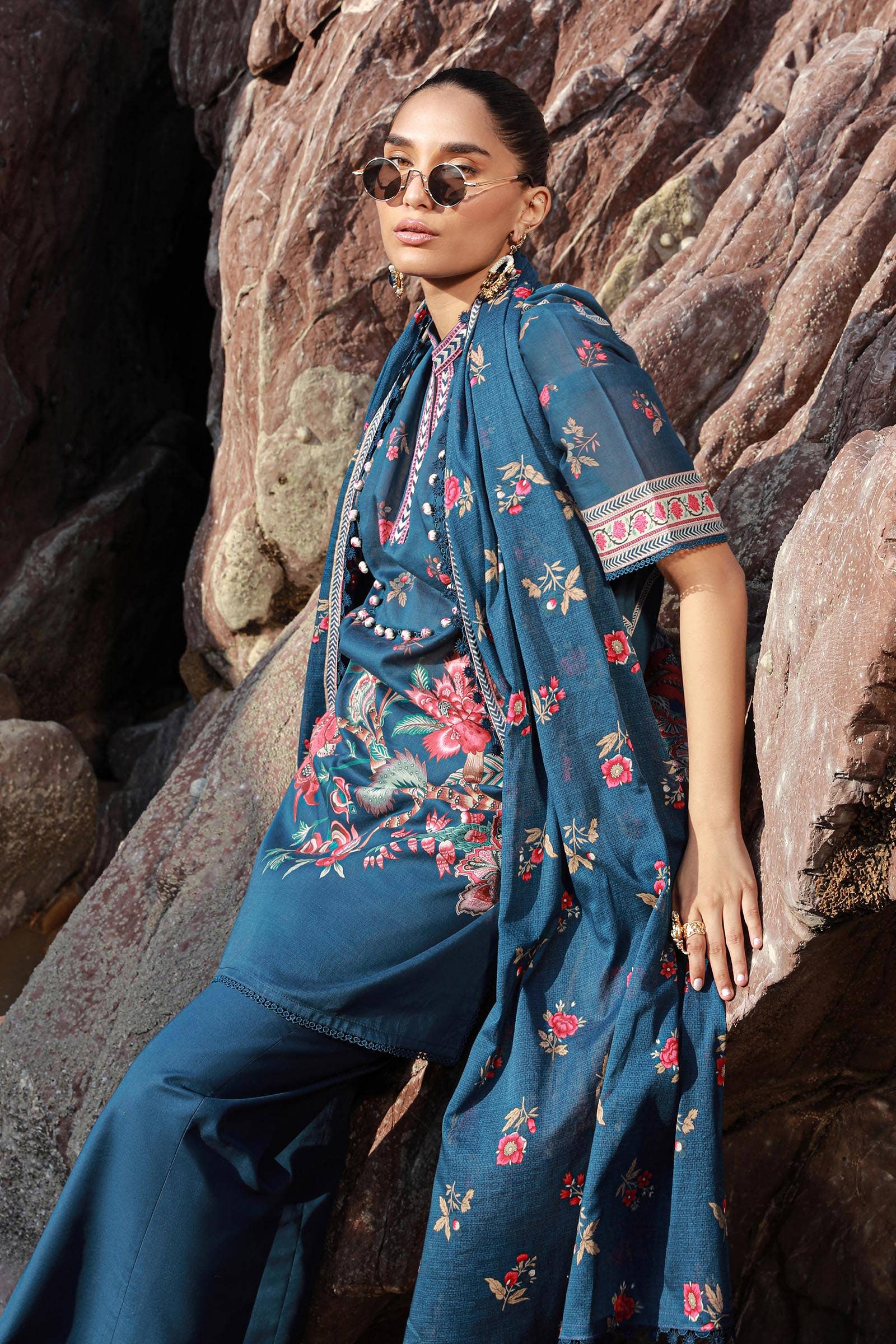 Sana Safinaz | Mahay Spring 24 | H241-020B-3CG - by - Libasekhas UK - Registered Vendor of : Sana Safinaz - 100% Original Designer Dresss