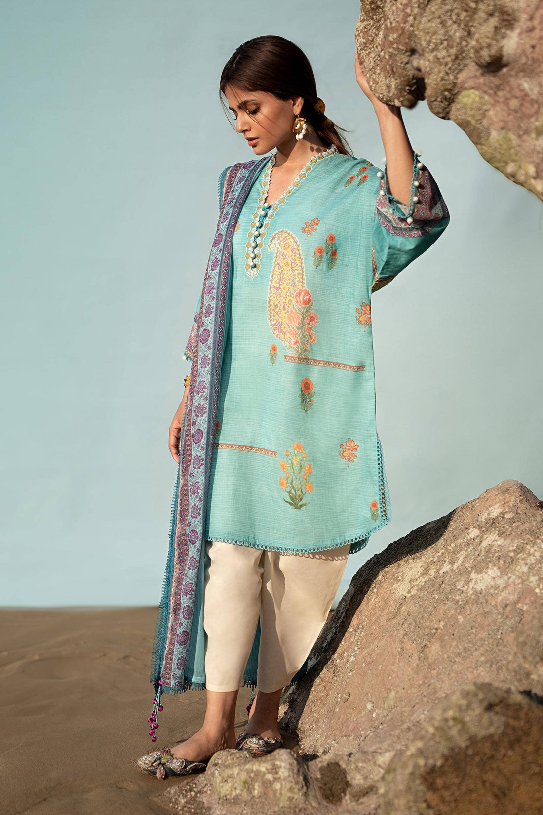 Sana Safinaz | Mahay Spring 24 | H241-022B-2BS - Libasekhas