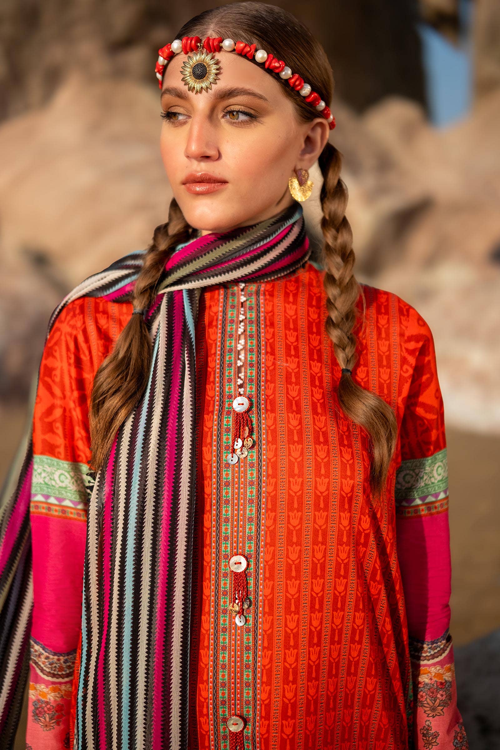 Sana Safinaz | Mahay Spring 24 | H241-024B-2I - by - Libasekhas UK - Registered Vendor of : Sana Safinaz - 100% Original Designer Dresss
