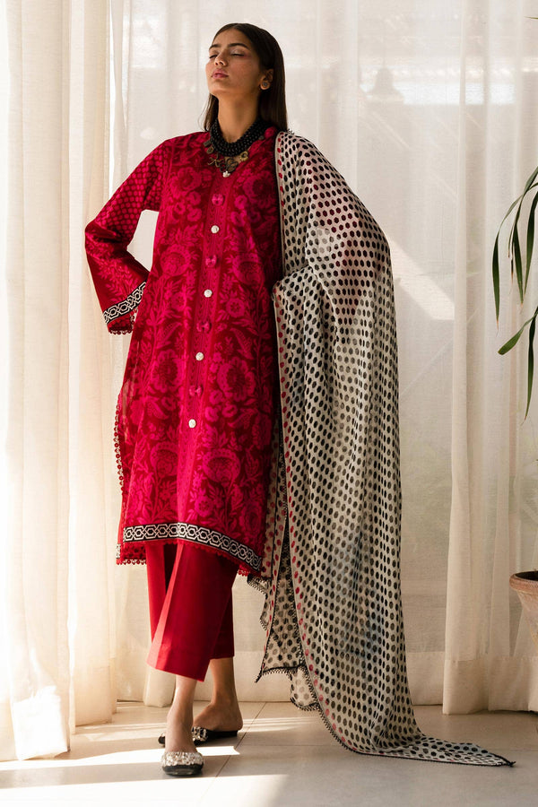 Sana Safinaz | Mahay Spring 24 | H241-010A-3CI - by - Libasekhas UK - Registered Vendor of : Sana Safinaz - 100% Original Designer Dresss