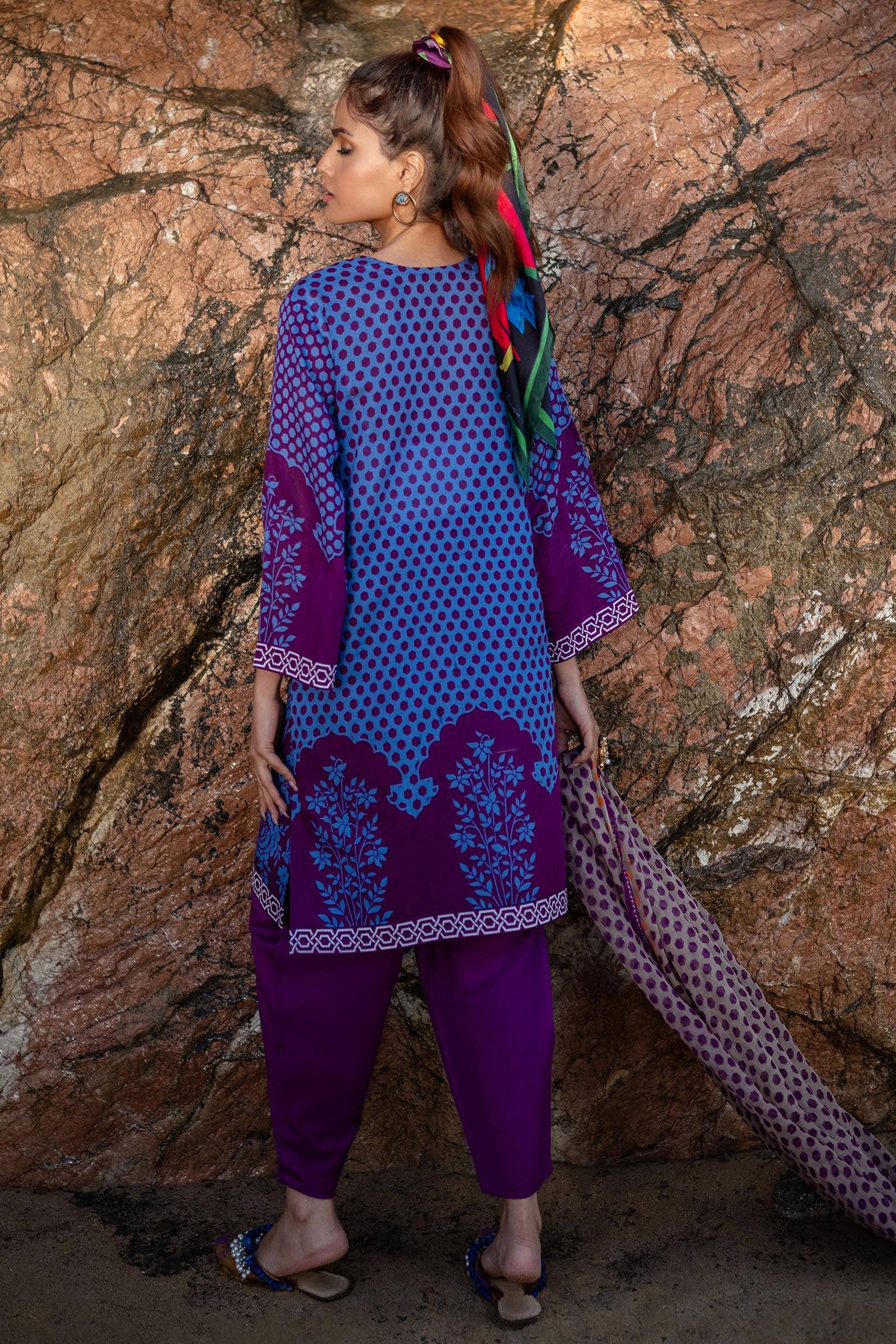 Sana Safinaz | Mahay Spring 24 | H241-010B-3CI - by - Libasekhas UK - Registered Vendor of : Sana Safinaz - 100% Original Designer Dresss