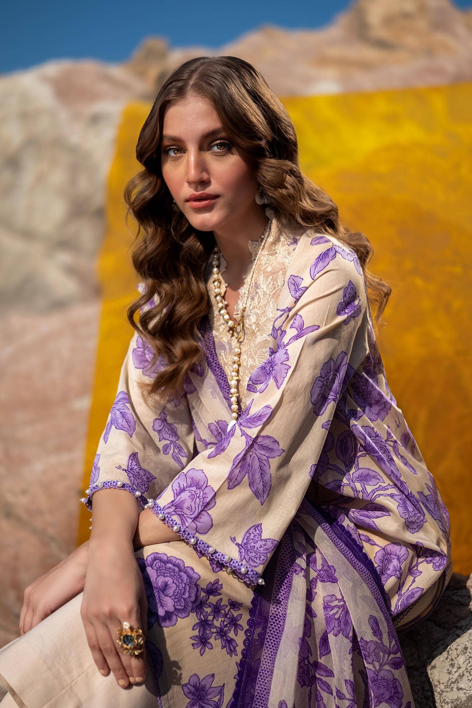Sana Safinaz | Mahay Spring 24 | H241-001B-3CI - Libasekhas
