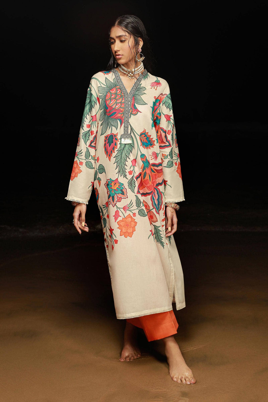 Sana Safinaz | Mahay Spring 24 | H241-011B-2C - by - Libasekhas UK - Registered Vendor of : Sana Safinaz - 100% Original Designer Dresss