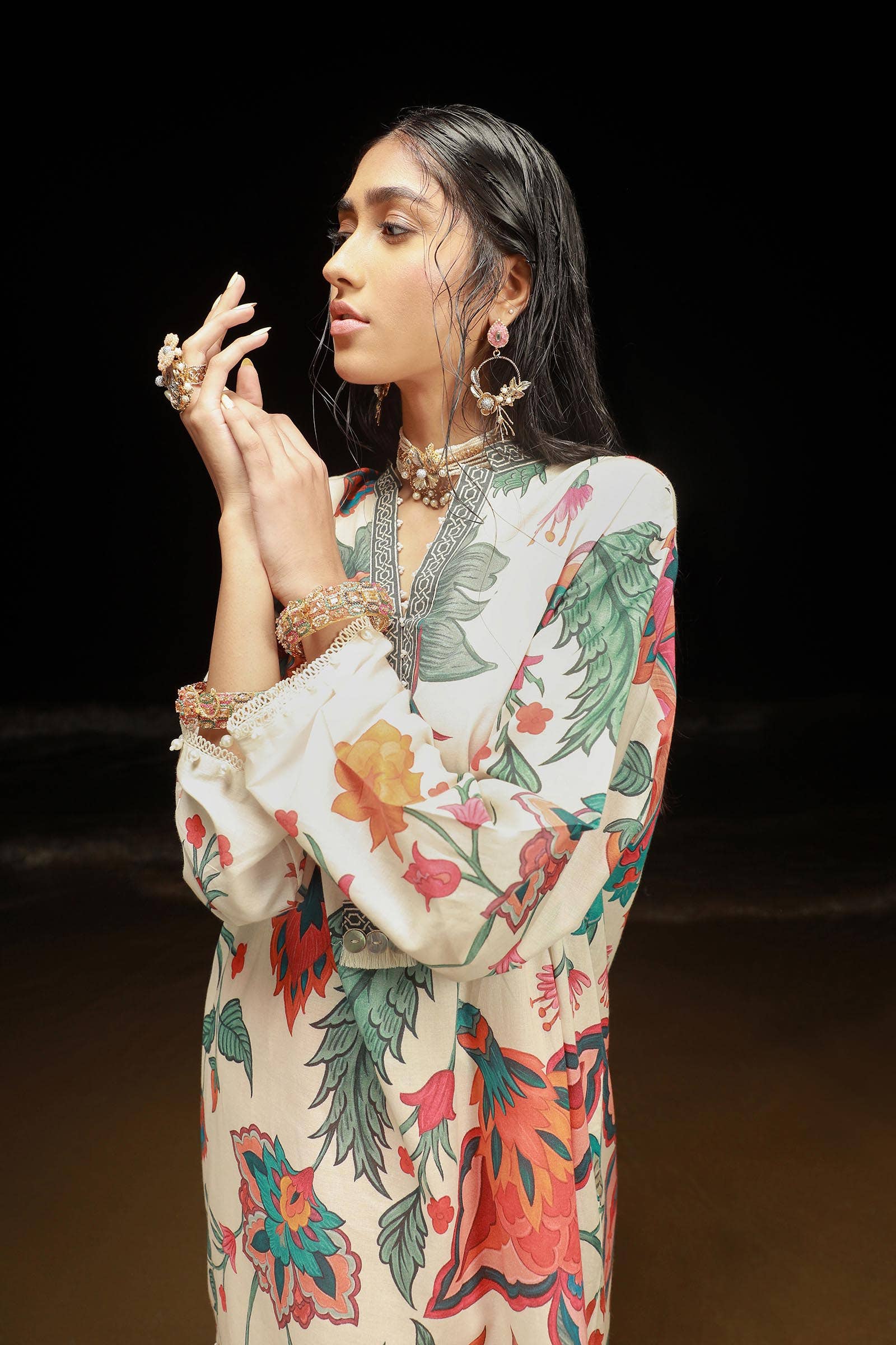 Sana Safinaz | Mahay Spring 24 | H241-011B-2C - by - Libasekhas UK - Registered Vendor of : Sana Safinaz - 100% Original Designer Dresss