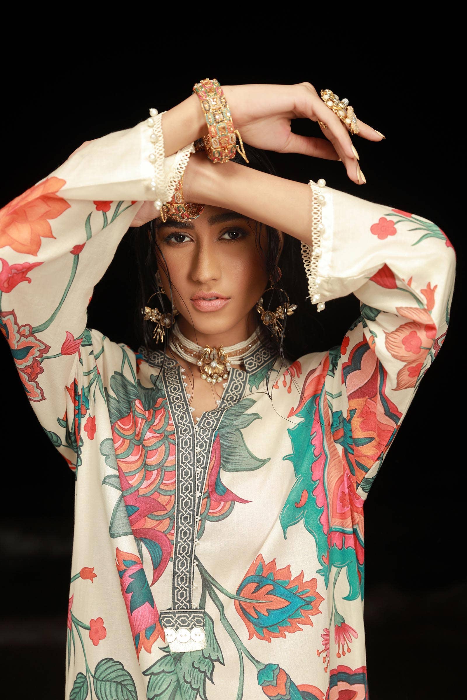 Sana Safinaz | Mahay Spring 24 | H241-011B-2C - by - Libasekhas UK - Registered Vendor of : Sana Safinaz - 100% Original Designer Dresss