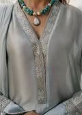 Mahgul | Eid Edit 2024 | Silver Light - by - Libasekhas UK - Registered Vendor of : Mahgul - 100% Original Designer Dresss