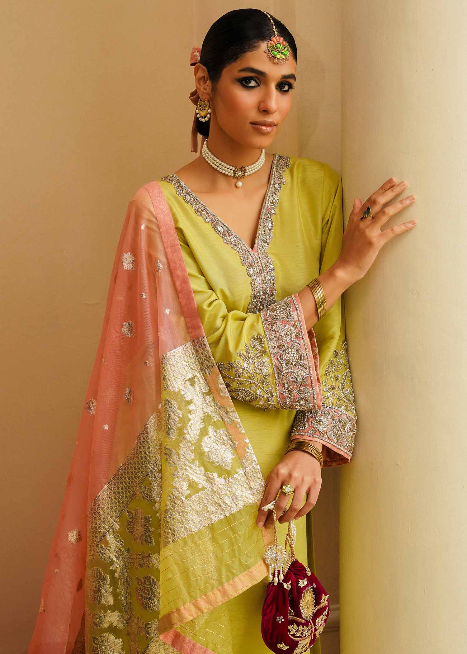 Mahgul | Eid Edit 2024 | Lemon Mint - by - Libasekhas UK - Registered Vendor of : Mahgul - 100% Original Designer Dresss
