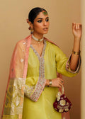 Mahgul | Eid Edit 2024 | Lemon Mint - by - Libasekhas UK - Registered Vendor of : Mahgul - 100% Original Designer Dresss