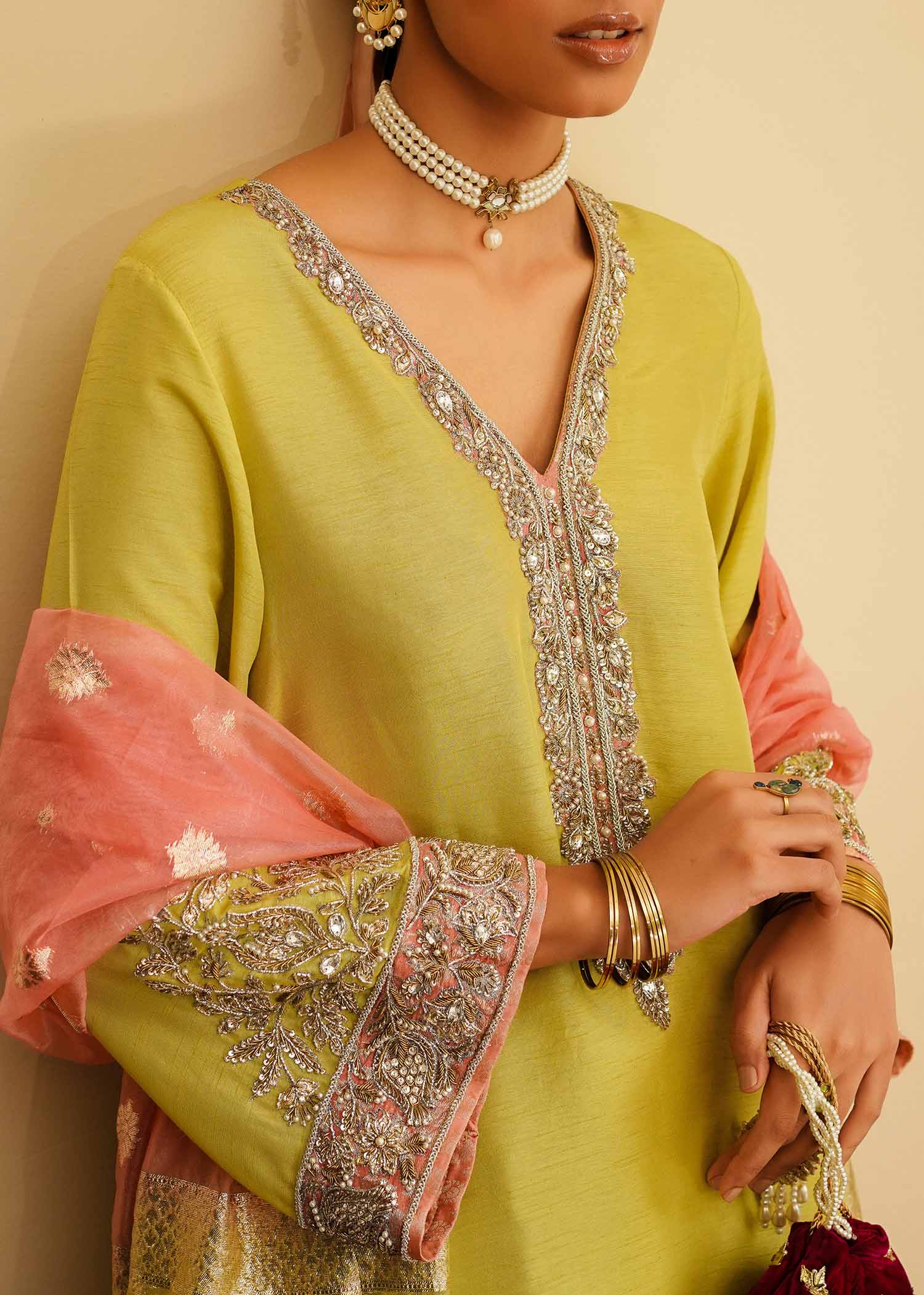 Mahgul | Eid Edit 2024 | Lemon Mint - by - Libasekhas UK - Registered Vendor of : Mahgul - 100% Original Designer Dresss