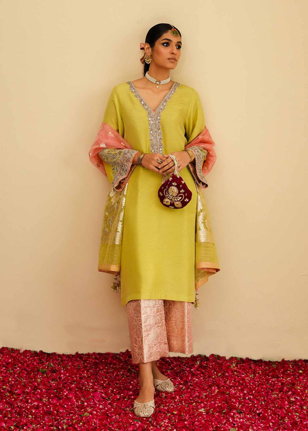 Mahgul | Eid Edit 2024 | Lemon Mint - by - Libasekhas UK - Registered Vendor of : Mahgul - 100% Original Designer Dresss