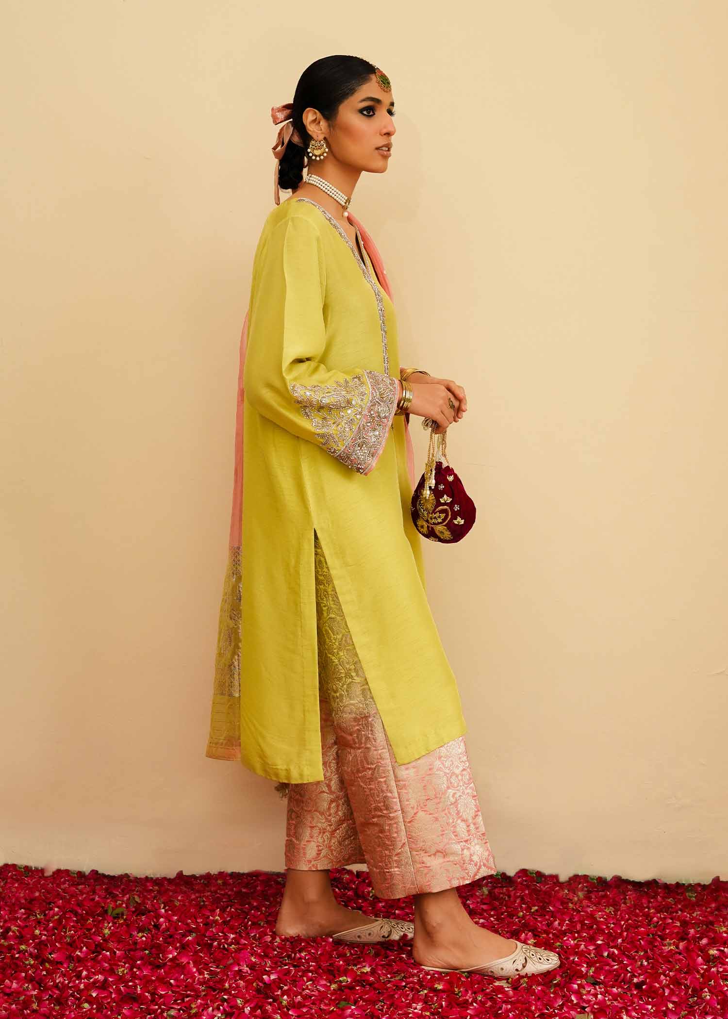 Mahgul | Eid Edit 2024 | Lemon Mint - by - Libasekhas UK - Registered Vendor of : Mahgul - 100% Original Designer Dresss