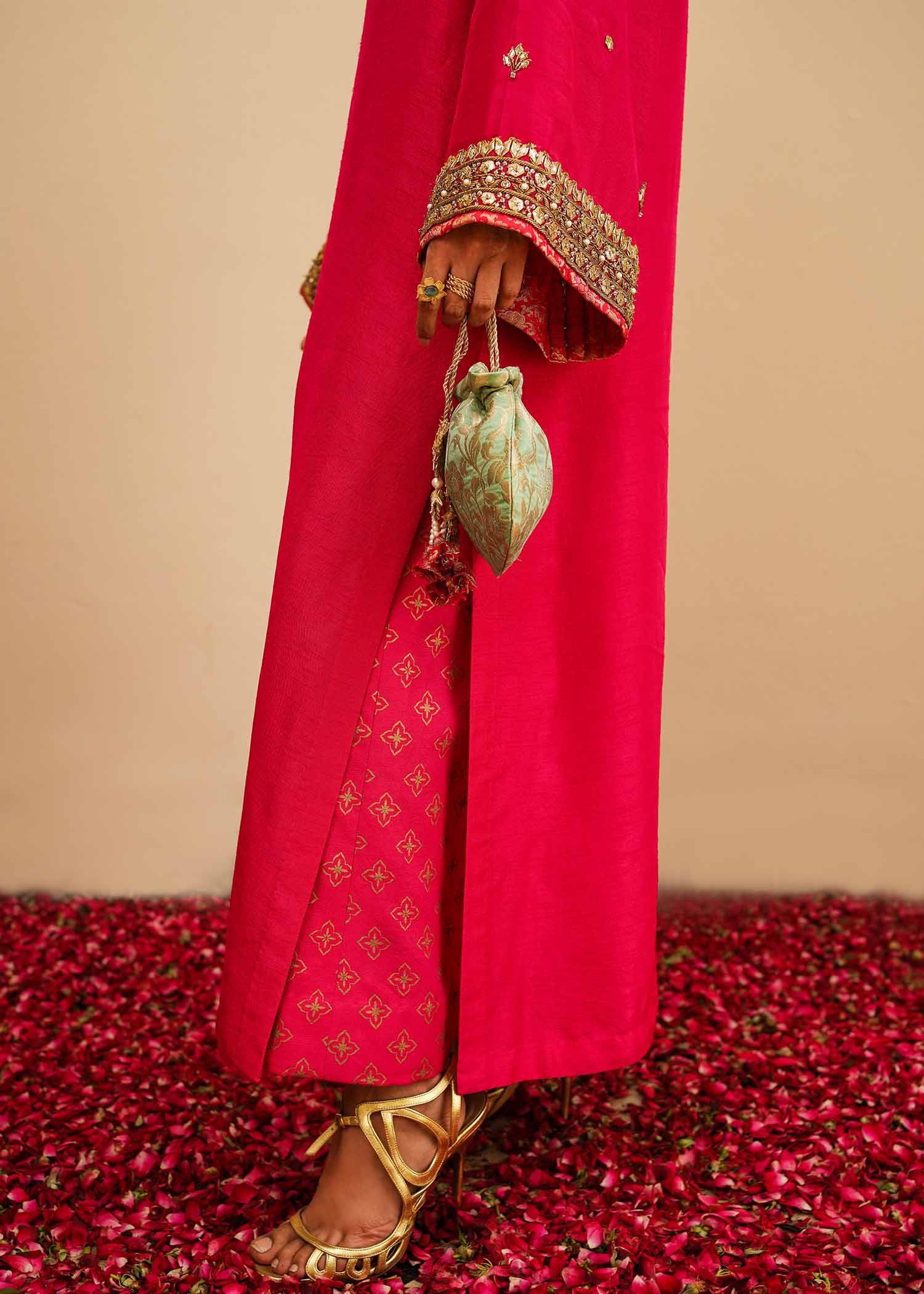Mahgul | Eid Edit 2024 | Fuschia Rose - by - Libasekhas UK - Registered Vendor of : Mahgul - 100% Original Designer Dresss