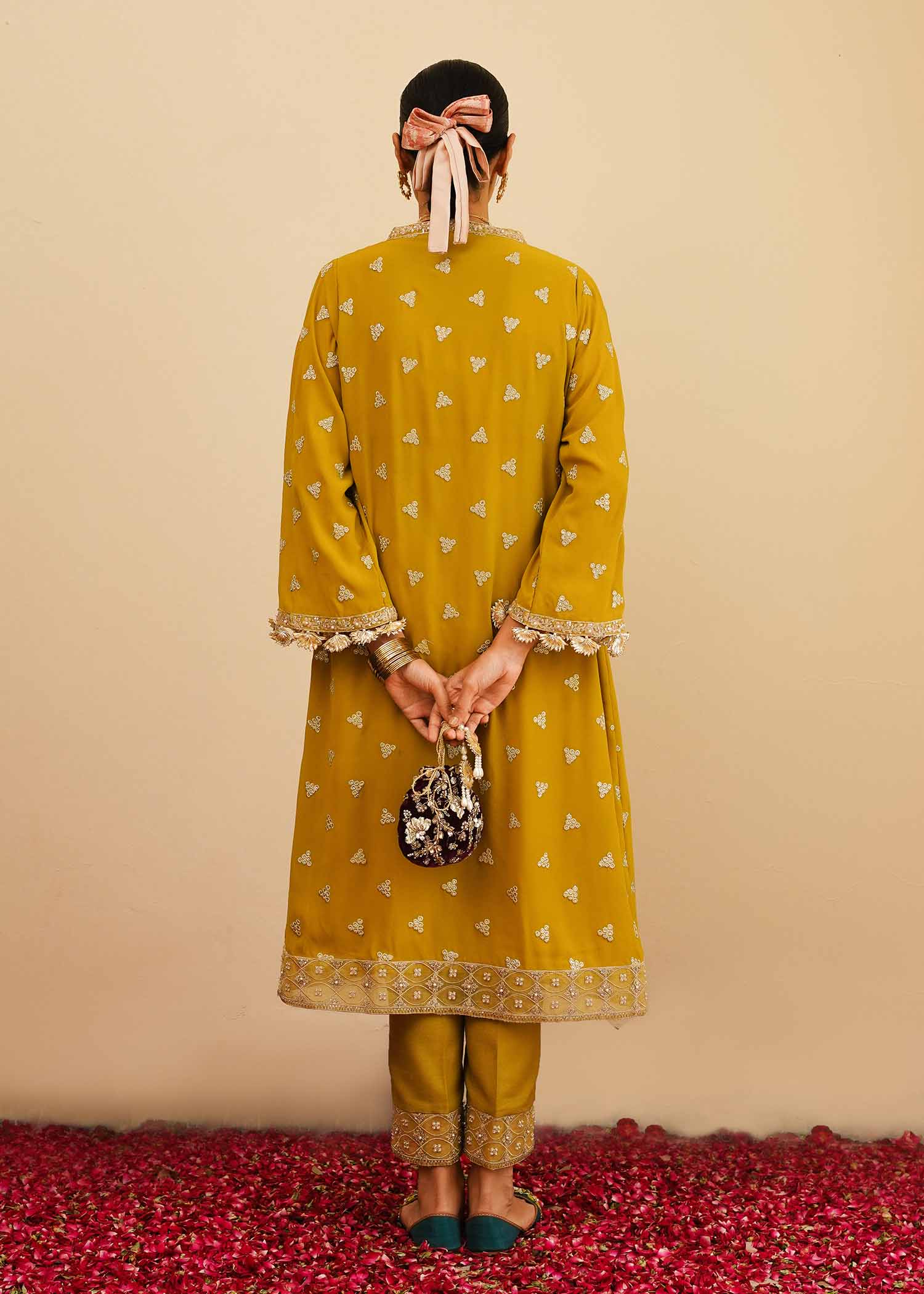 Mahgul | Eid Edit 2024 | Mustard Shine - by - Libasekhas UK - Registered Vendor of : Mahgul - 100% Original Designer Dresss