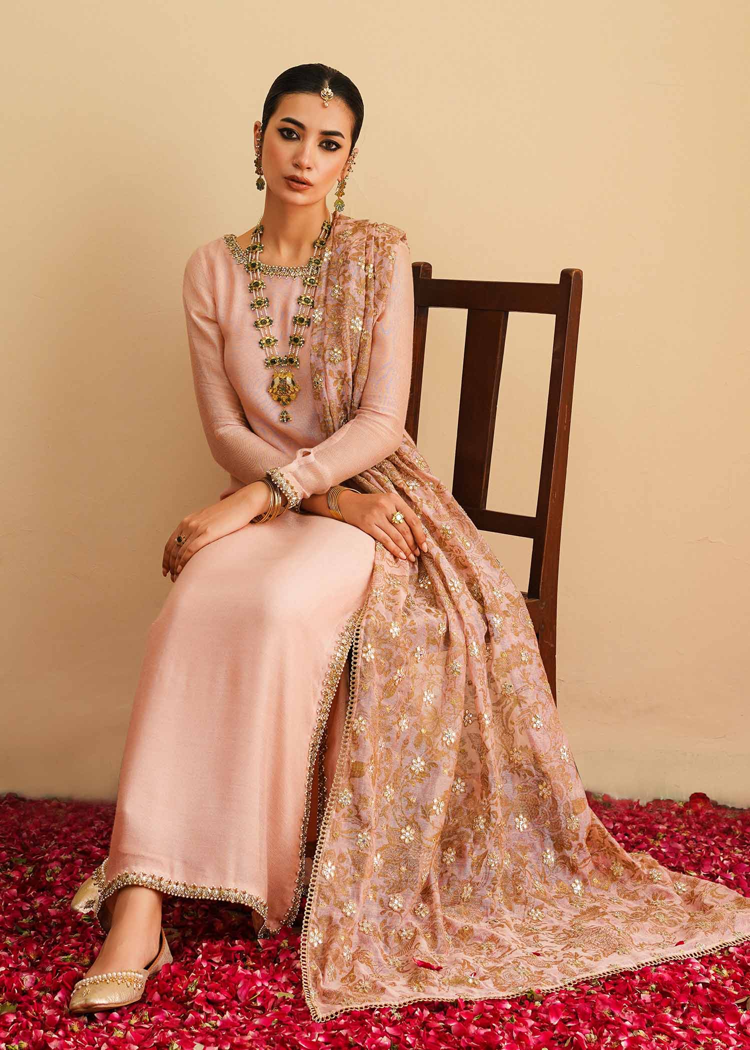 Mahgul | Eid Edit 2024 | Pink Elegance - by - Libasekhas UK - Registered Vendor of : Mahgul - 100% Original Designer Dresss