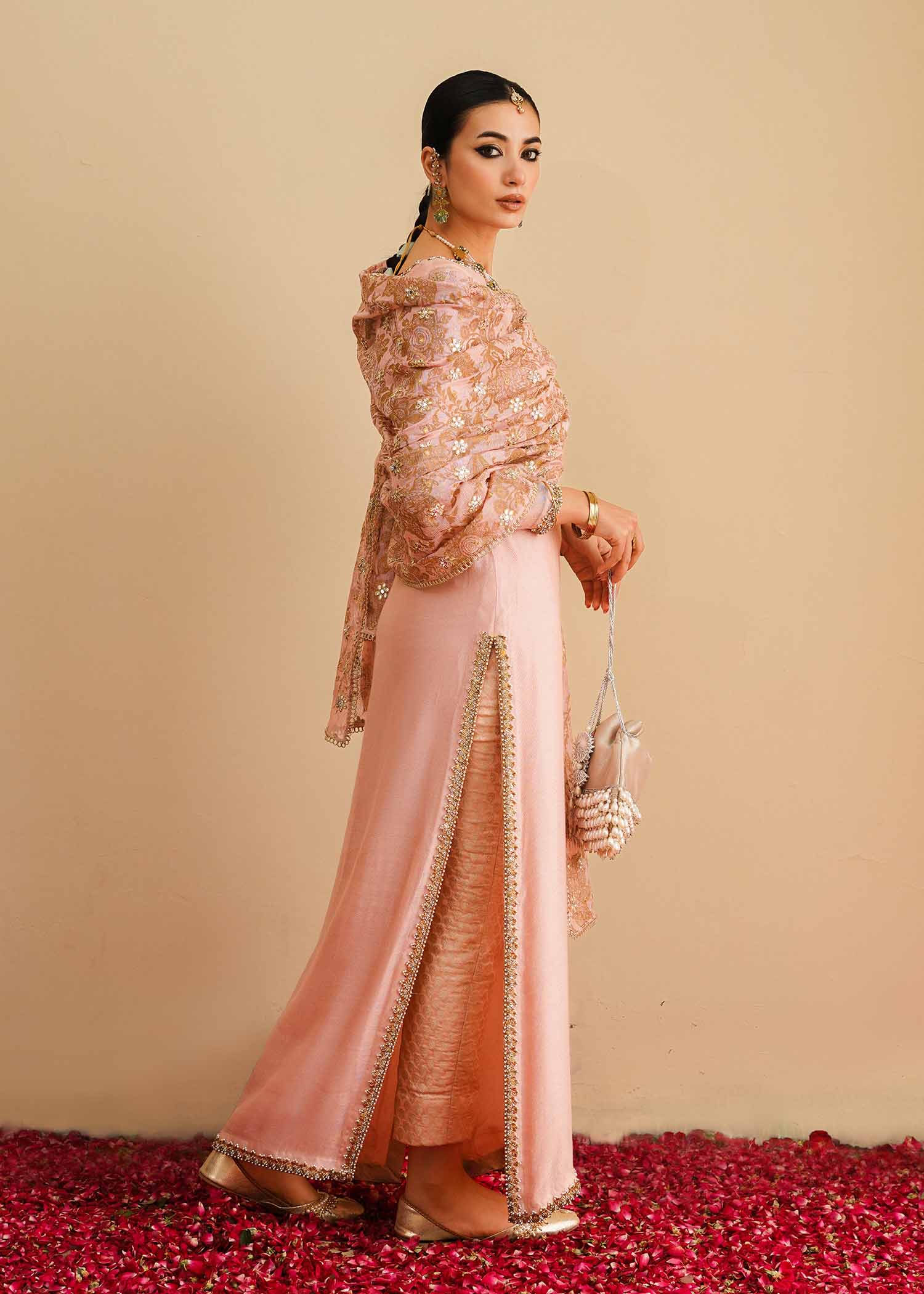 Mahgul | Eid Edit 2024 | Pink Elegance - by - Libasekhas UK - Registered Vendor of : Mahgul - 100% Original Designer Dresss