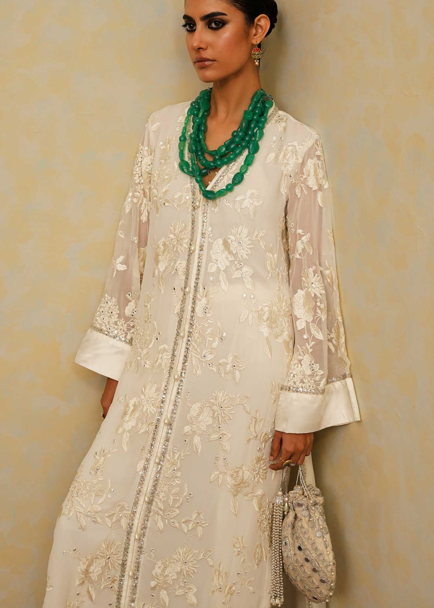 Mahgul | Eid Edit 2024 | Luxe Ivoir - by - Libasekhas UK - Registered Vendor of : Mahgul - 100% Original Designer Dresss