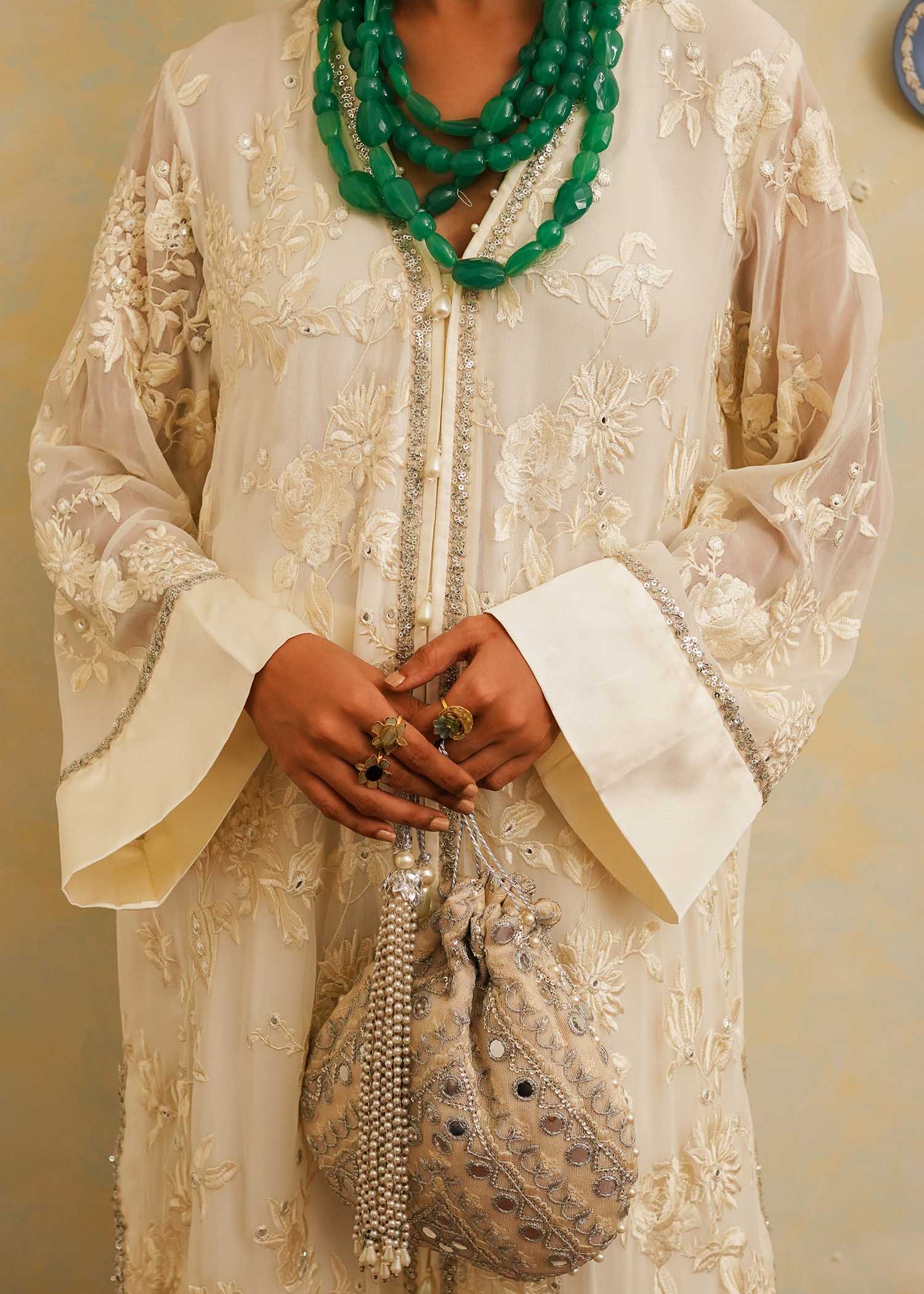 Mahgul | Eid Edit 2024 | Luxe Ivoir - by - Libasekhas UK - Registered Vendor of : Mahgul - 100% Original Designer Dresss