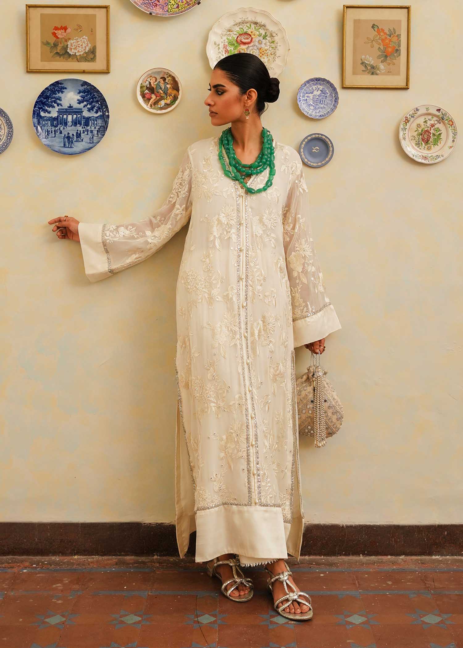 Mahgul | Eid Edit 2024 | Luxe Ivoir - by - Libasekhas UK - Registered Vendor of : Mahgul - 100% Original Designer Dresss
