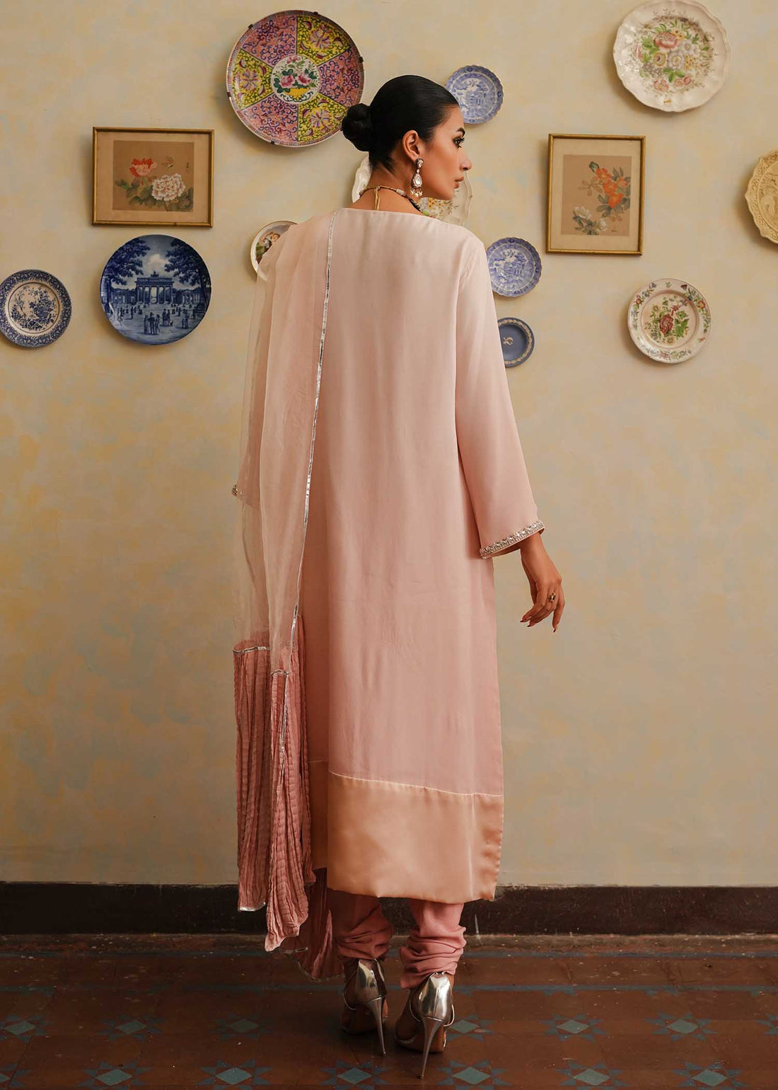 Mahgul | Eid Edit 2024 | Pink Shade - by - Libasekhas UK - Registered Vendor of : Mahgul - 100% Original Designer Dresss