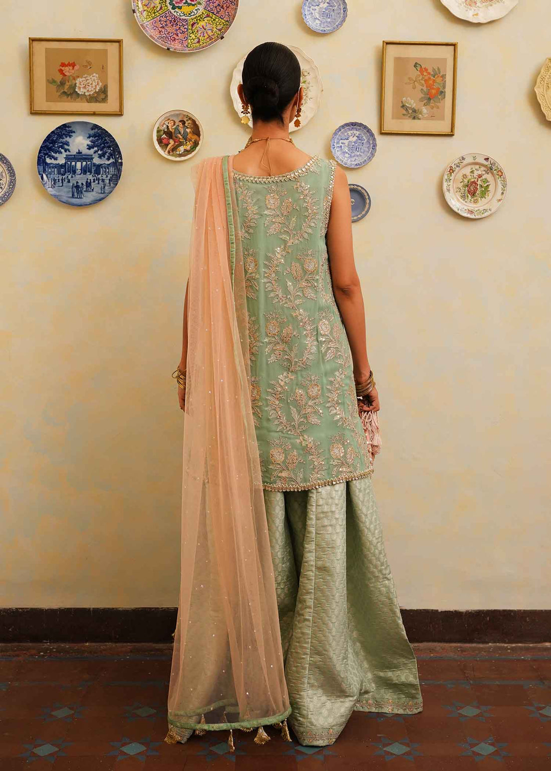 Mahgul | Eid Edit 2024 | Aqua Dream - by - Libasekhas UK - Registered Vendor of : Mahgul - 100% Original Designer Dresss
