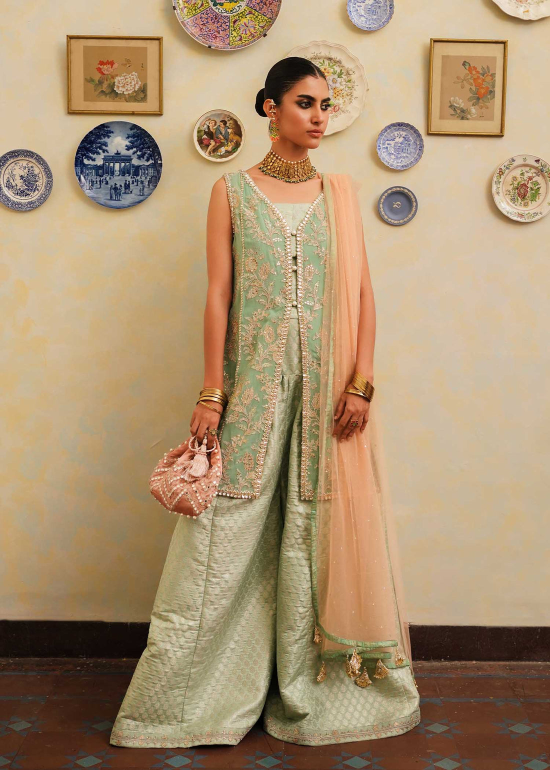Mahgul | Eid Edit 2024 | Aqua Dream - by - Libasekhas UK - Registered Vendor of : Mahgul - 100% Original Designer Dresss
