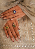 Mahgul | Eid Edit 2024 | Crushed Silver - by - Libasekhas UK - Registered Vendor of : Mahgul - 100% Original Designer Dresss