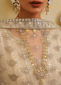 Mahgul | Eid Edit 2024 | Crushed Silver - by - Libasekhas UK - Registered Vendor of : Mahgul - 100% Original Designer Dresss