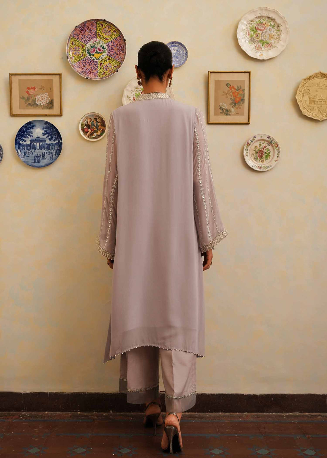 Mahgul | Eid Edit 2024 | Lavender Lines - by - Libasekhas UK - Registered Vendor of : Mahgul - 100% Original Designer Dresss