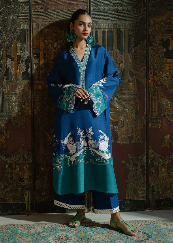 Mahgul | Eid Edit 2024 | Midnight Crush - by - Libasekhas UK - Registered Vendor of : Mahgul - 100% Original Designer Dresss