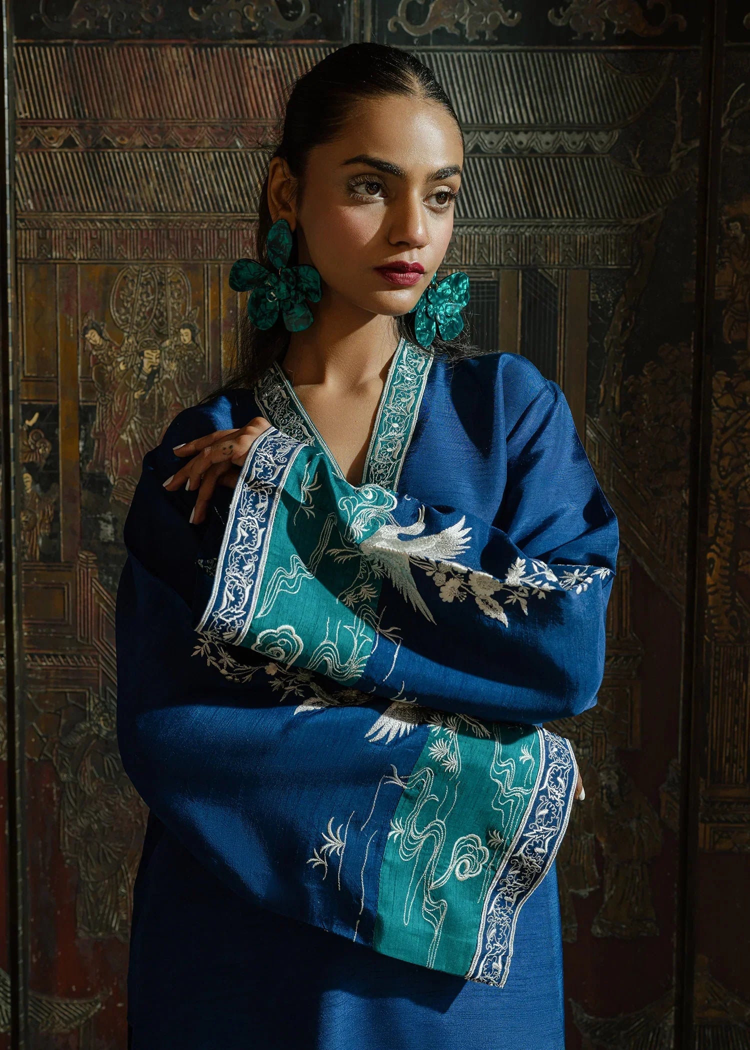 Mahgul | Eid Edit 2024 | Midnight Crush - by - Libasekhas UK - Registered Vendor of : Mahgul - 100% Original Designer Dresss