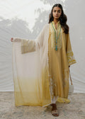 Mahgul | Eid Edit 2024 | Yellow Gold - by - Libasekhas UK - Registered Vendor of : Mahgul - 100% Original Designer Dresss