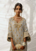 Mahgul | Eid Edit 2024 | Grey Amethyst - by - Libasekhas UK - Registered Vendor of : Mahgul - 100% Original Designer Dresss