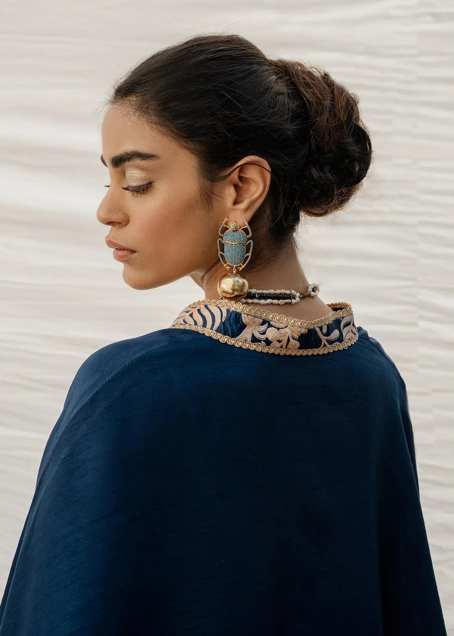 Mahgul | Eid Edit 2024 | Cobalt Sea - by - Libasekhas UK - Registered Vendor of : Mahgul - 100% Original Designer Dresss
