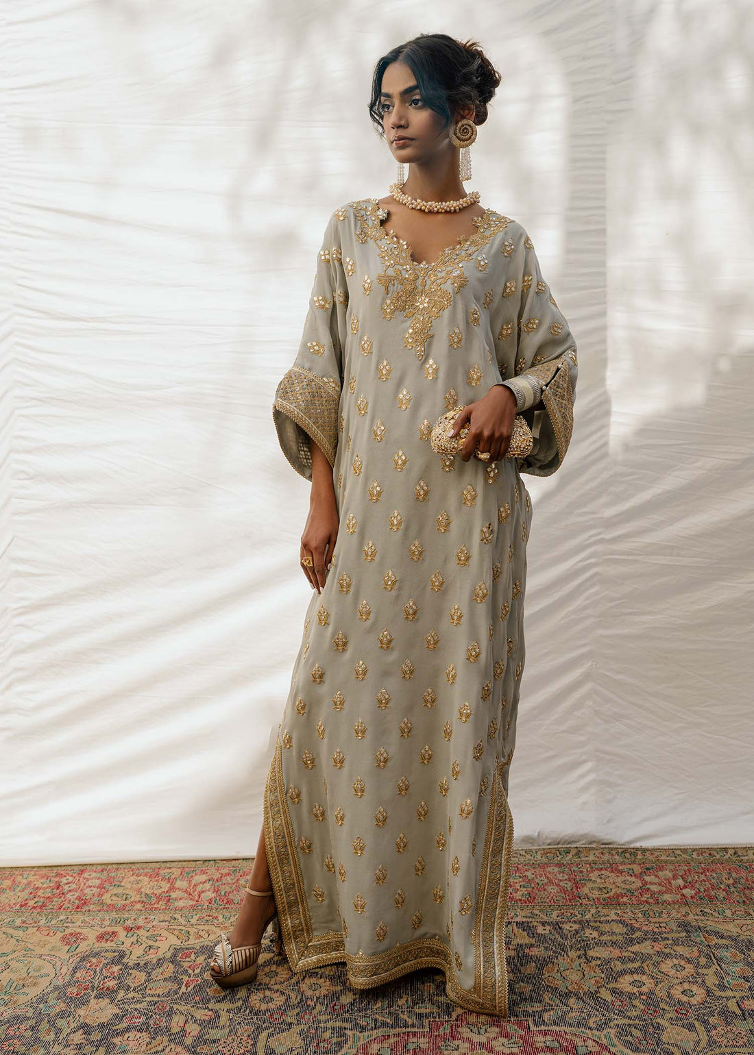Mahgul | Eid Edit 2024 | Grey Amethyst - by - Libasekhas UK - Registered Vendor of : Mahgul - 100% Original Designer Dresss
