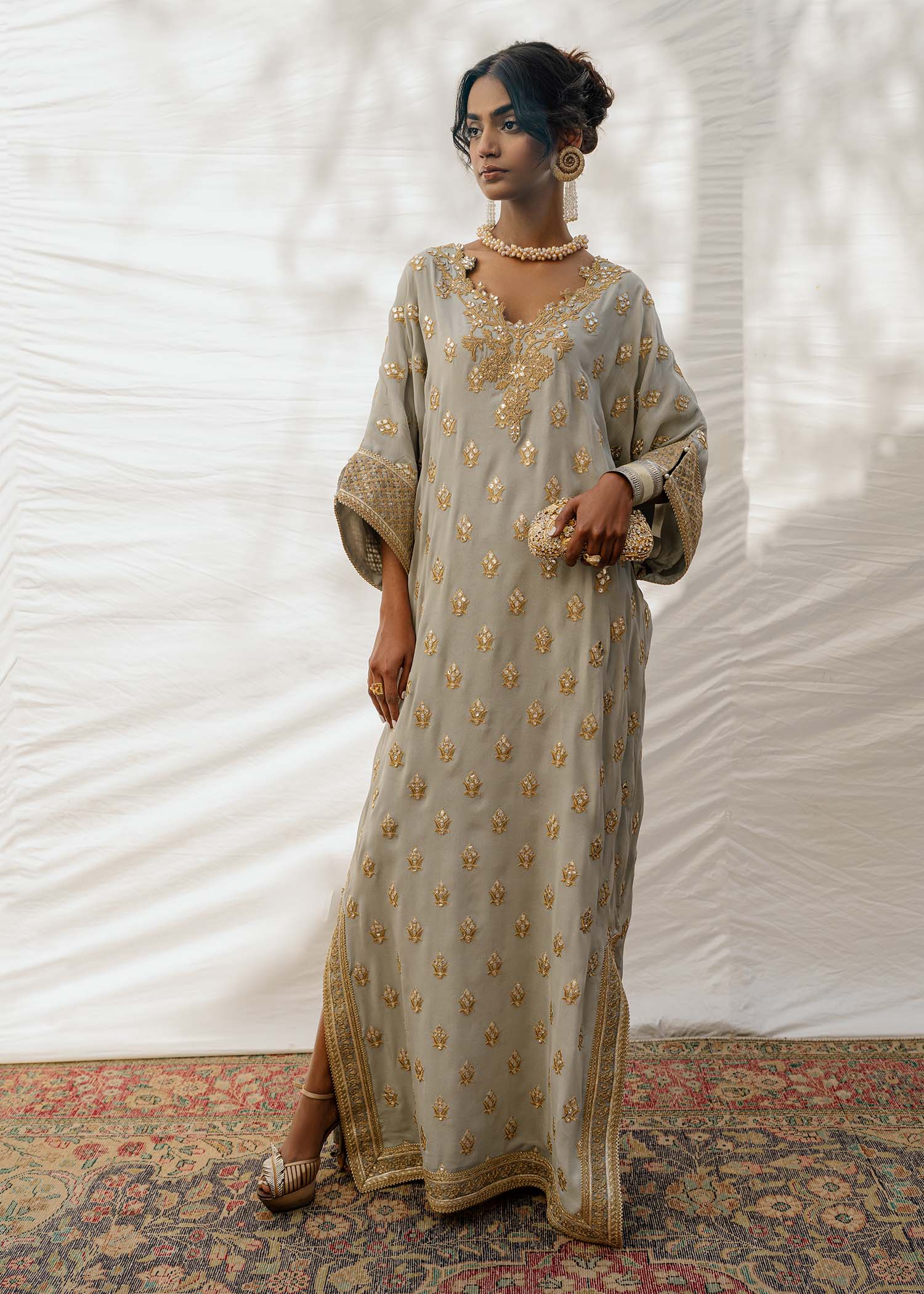 Mahgul | Eid Edit 2024 | Grey Amethyst - by - Libasekhas UK - Registered Vendor of : Mahgul - 100% Original Designer Dresss