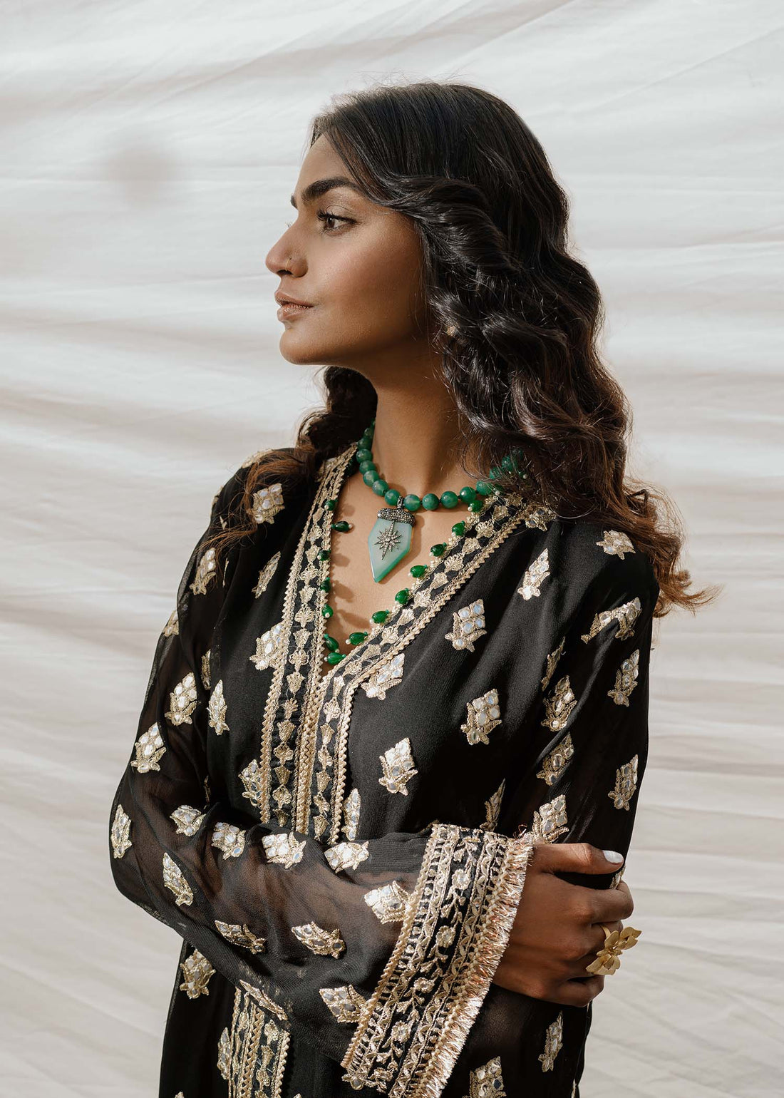 Mahgul | Eid Edit 2024 | Black Stone - by - Libasekhas UK - Registered Vendor of : Mahgul - 100% Original Designer Dresss