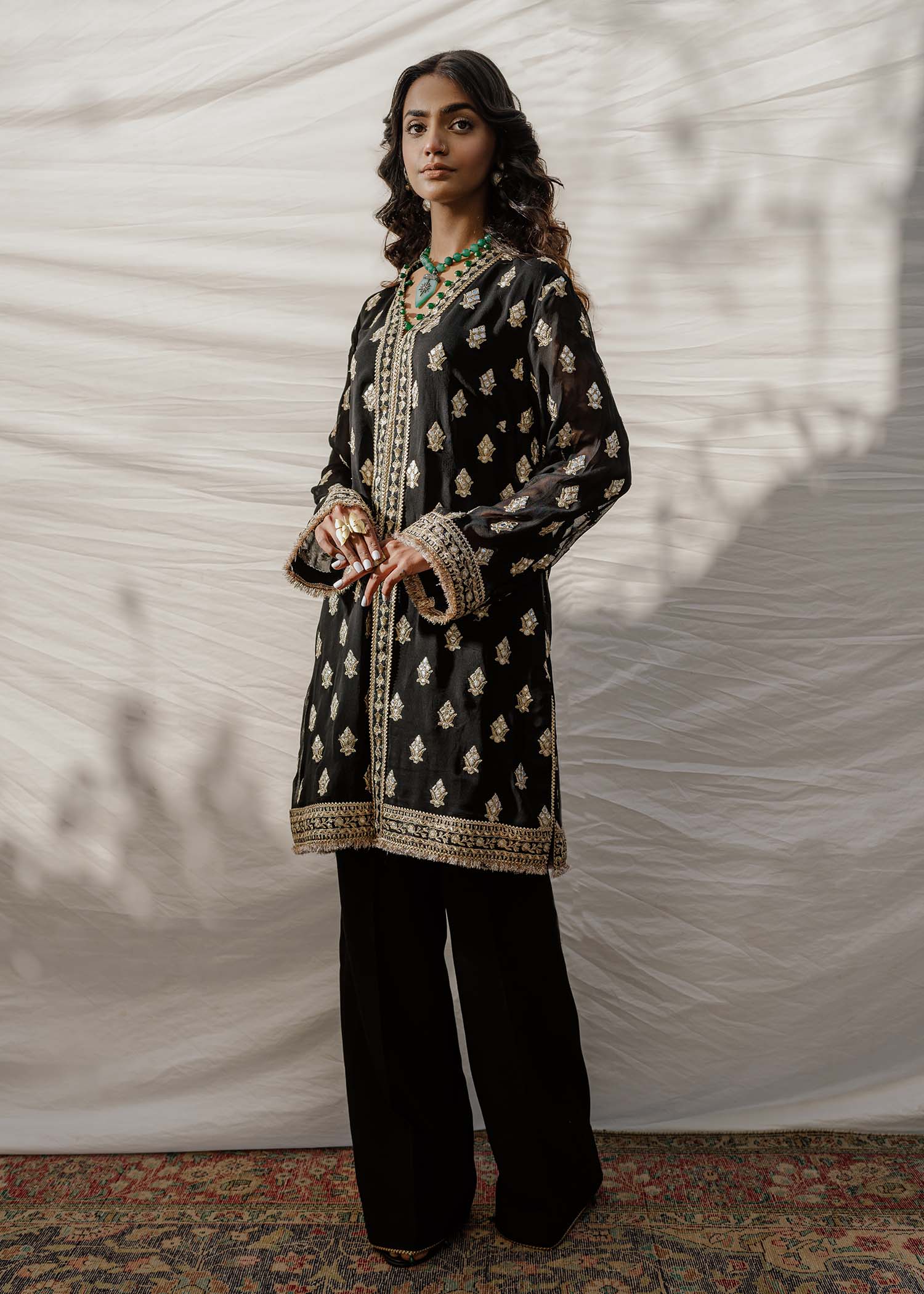 Mahgul | Eid Edit 2024 | Black Stone - by - Libasekhas UK - Registered Vendor of : Mahgul - 100% Original Designer Dresss