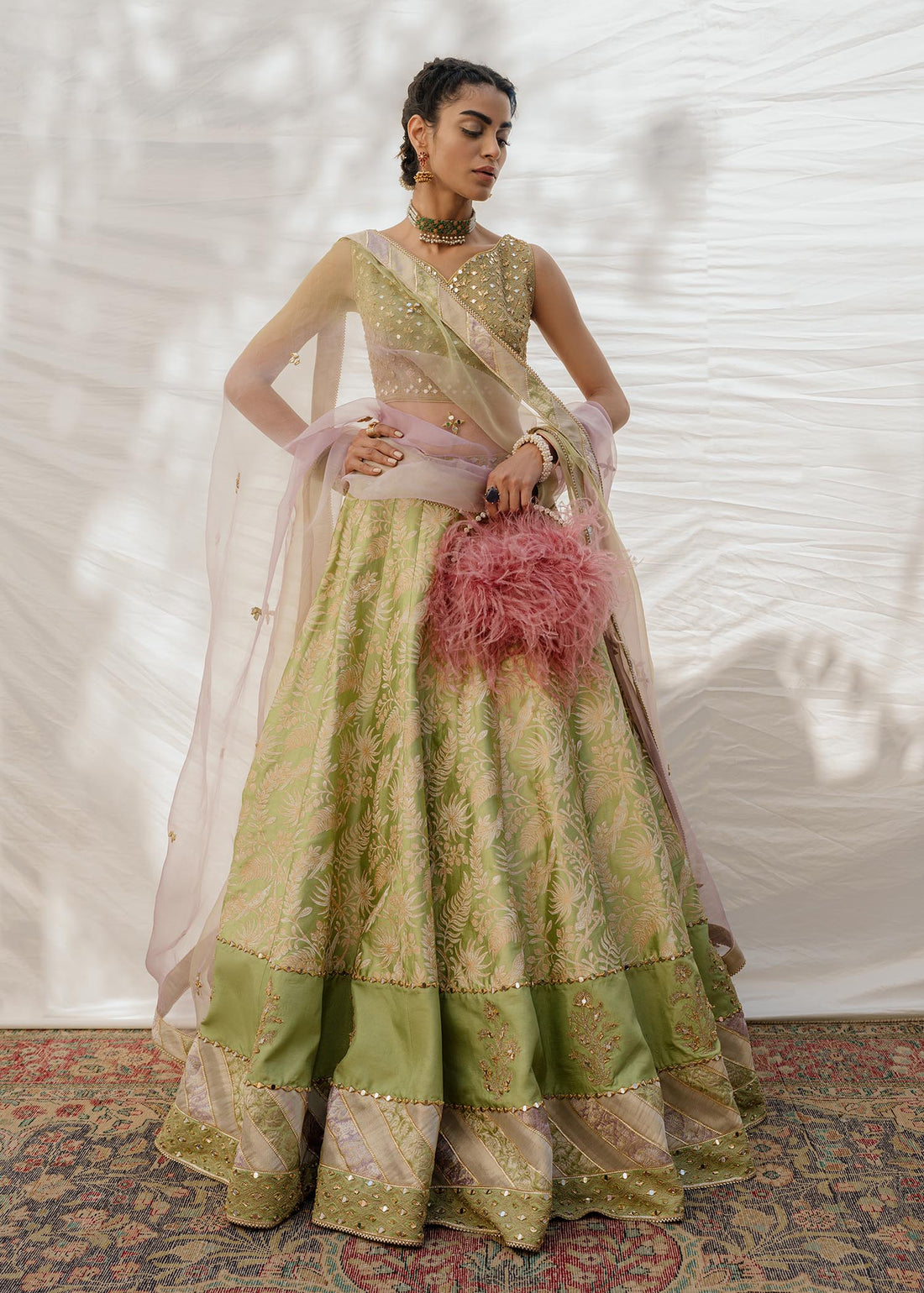 Mahgul | Eid Edit 2024 | Mirrored Screen - by - Libasekhas UK - Registered Vendor of : Mahgul - 100% Original Designer Dresss