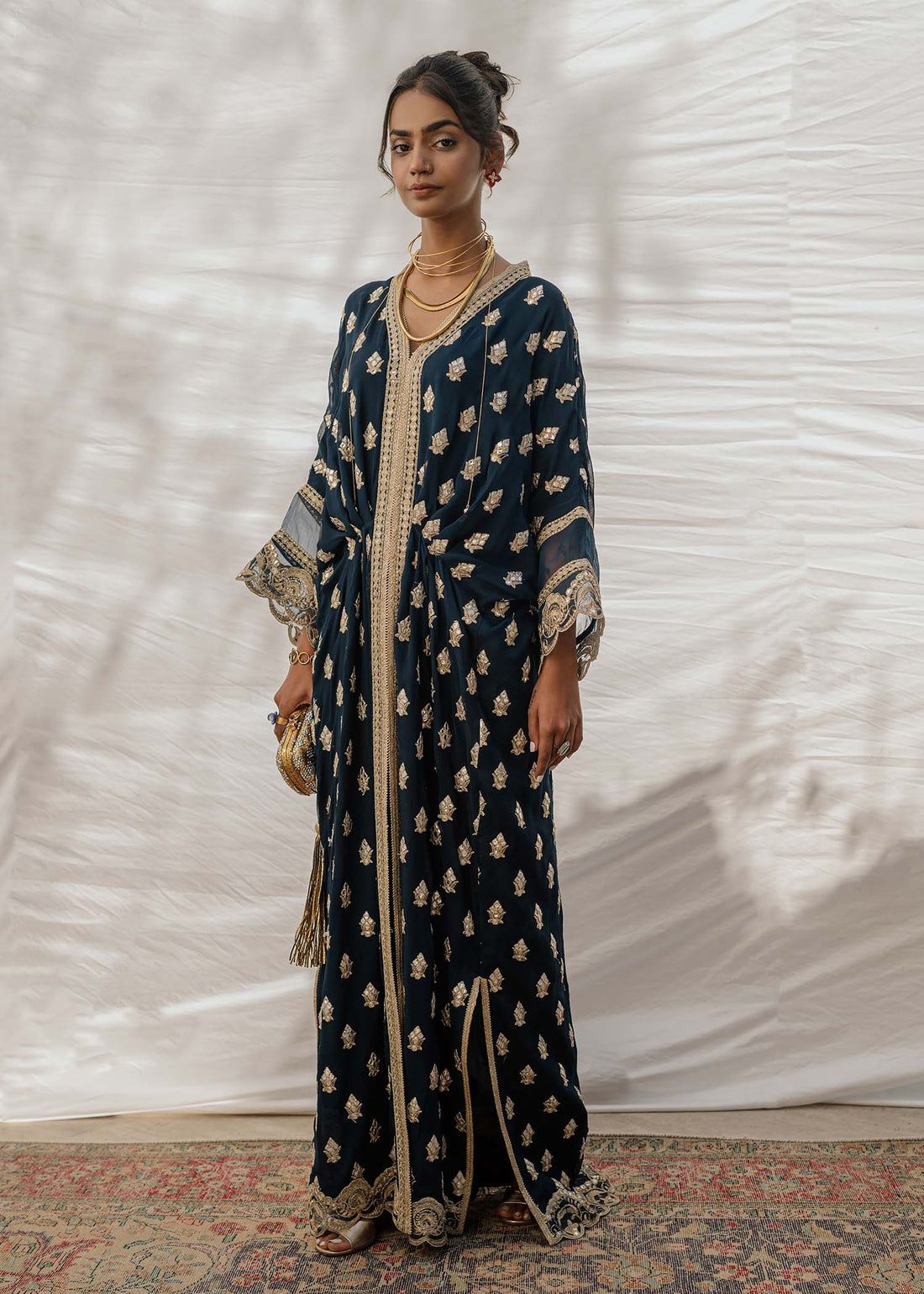 Mahgul | Eid Edit 2024 | Indigo Mirror - by - Libasekhas UK - Registered Vendor of : Mahgul - 100% Original Designer Dresss