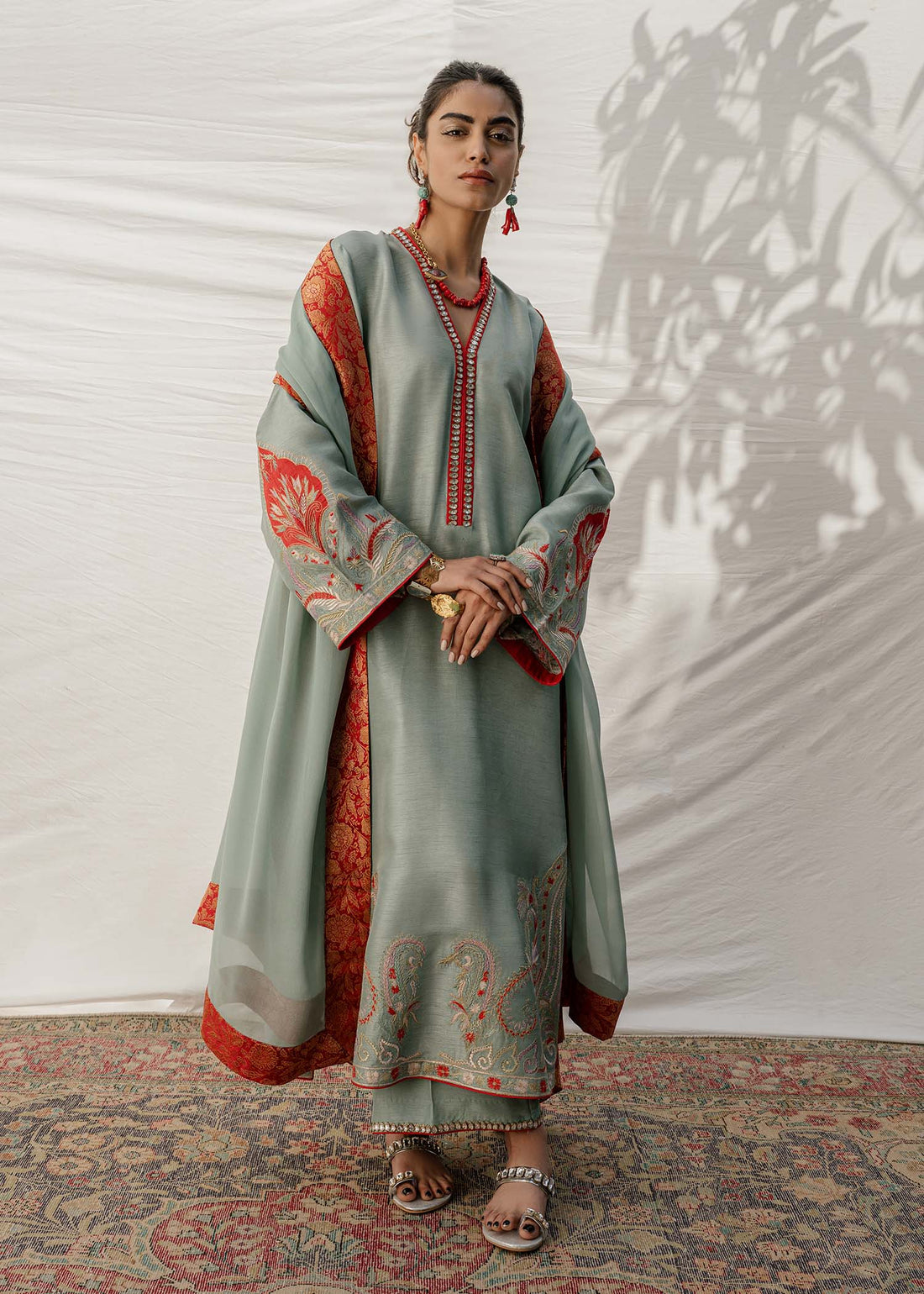 Mahgul | Eid Edit 2024 | Kashmiri Sea - by - Libasekhas UK - Registered Vendor of : Mahgul - 100% Original Designer Dresss
