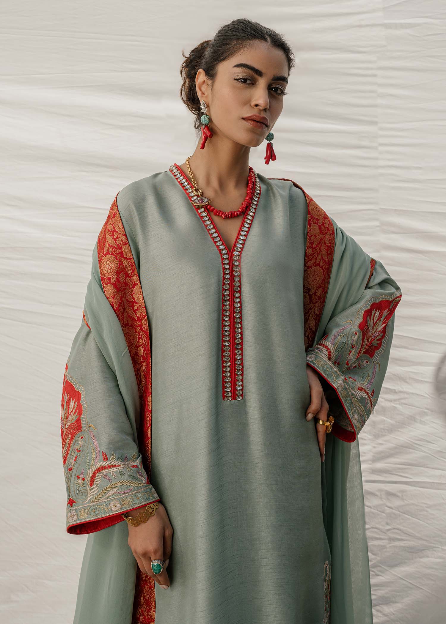 Mahgul | Eid Edit 2024 | Kashmiri Sea - by - Libasekhas UK - Registered Vendor of : Mahgul - 100% Original Designer Dresss