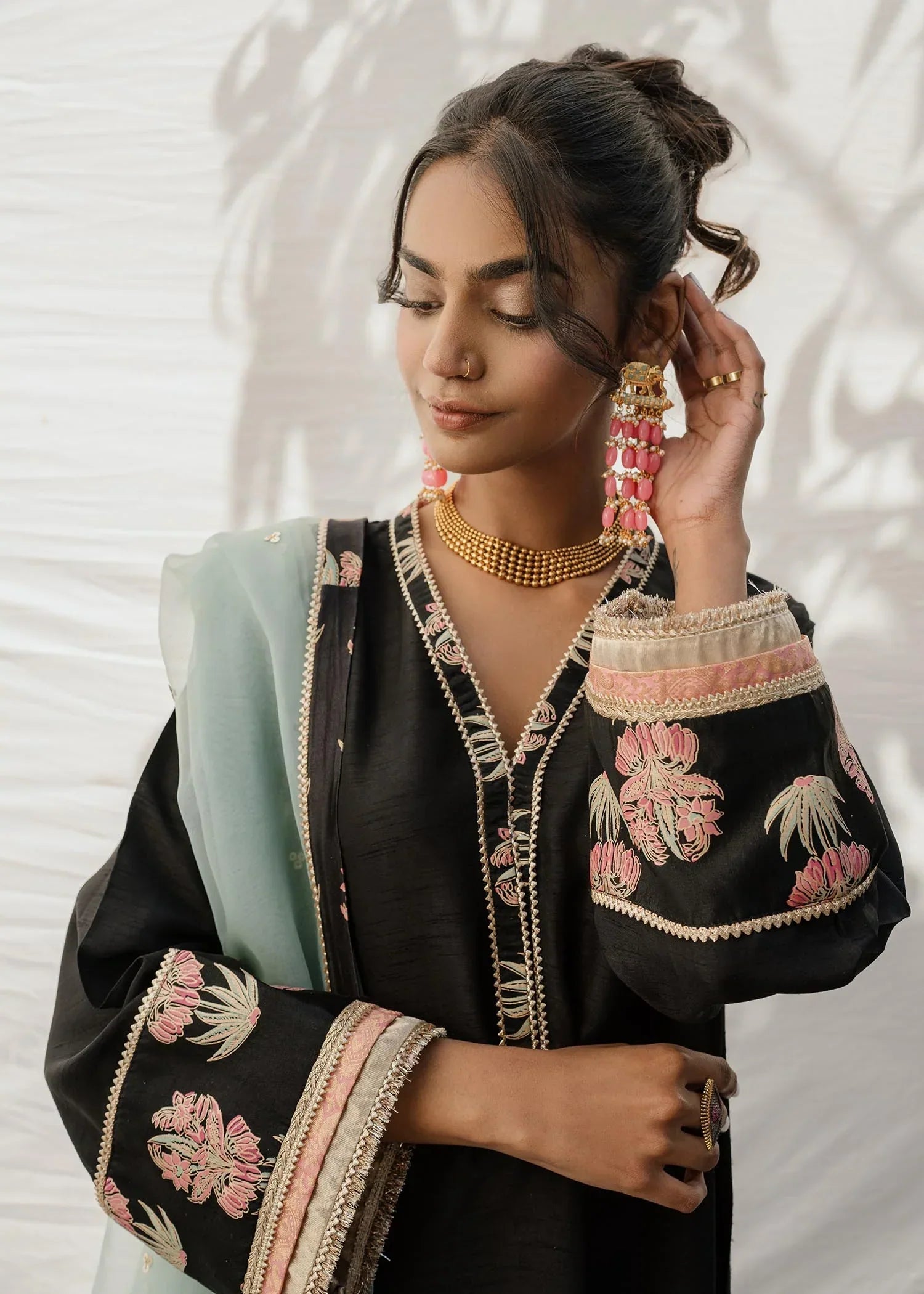 Mahgul | Eid Edit 2024 | Black Sea - by - Libasekhas UK - Registered Vendor of : Mahgul - 100% Original Designer Dresss