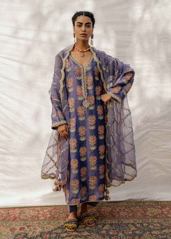 Mahgul | Eid Edit 2024 | Damson Diamante - by - Libasekhas UK - Registered Vendor of : Mahgul - 100% Original Designer Dresss