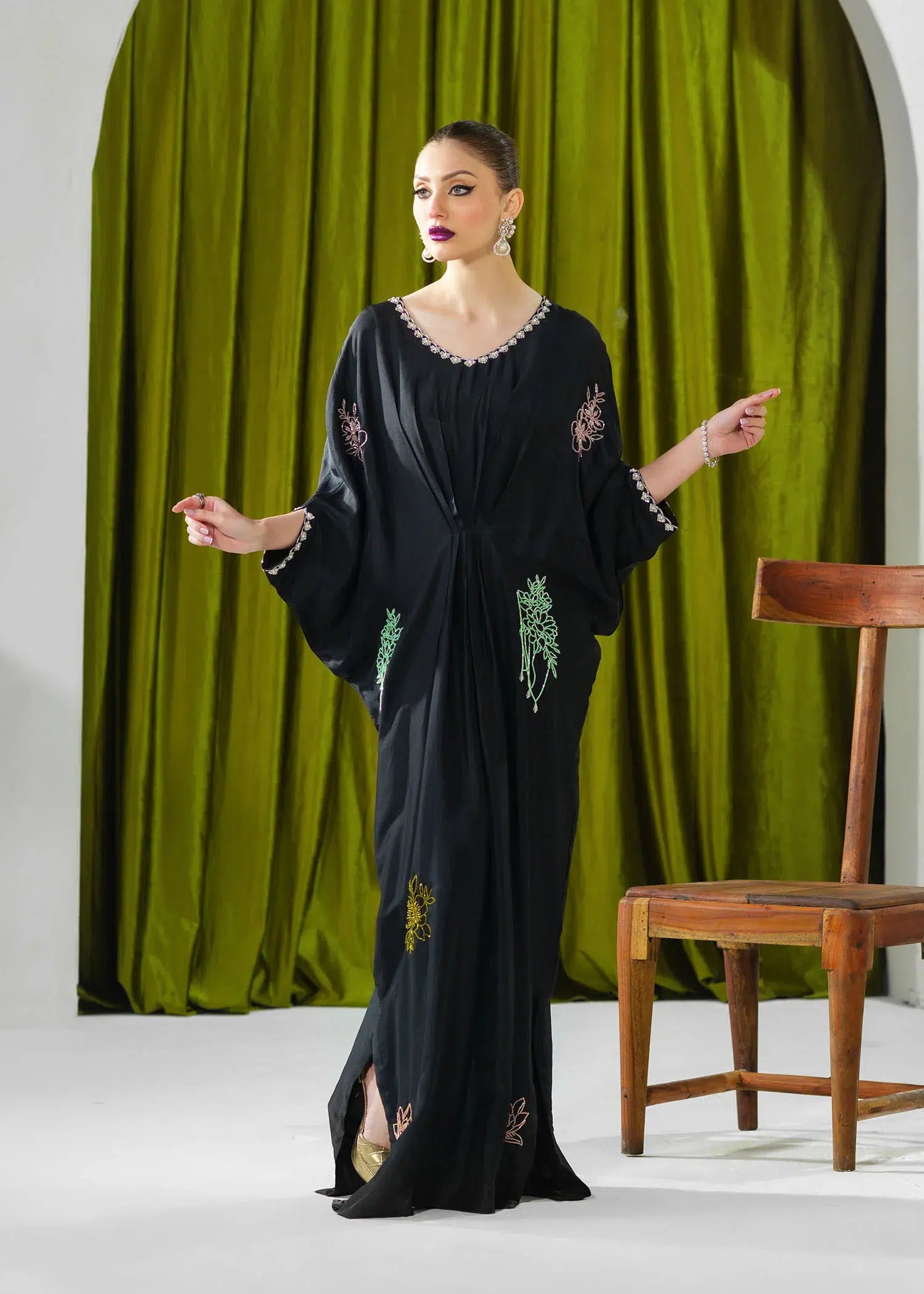 Mahum Asad | Forever and Ever Formals | Midnight - by - Libasekhas UK - Registered Vendor of : Mahum Asad - 100% Original Designer Dresss