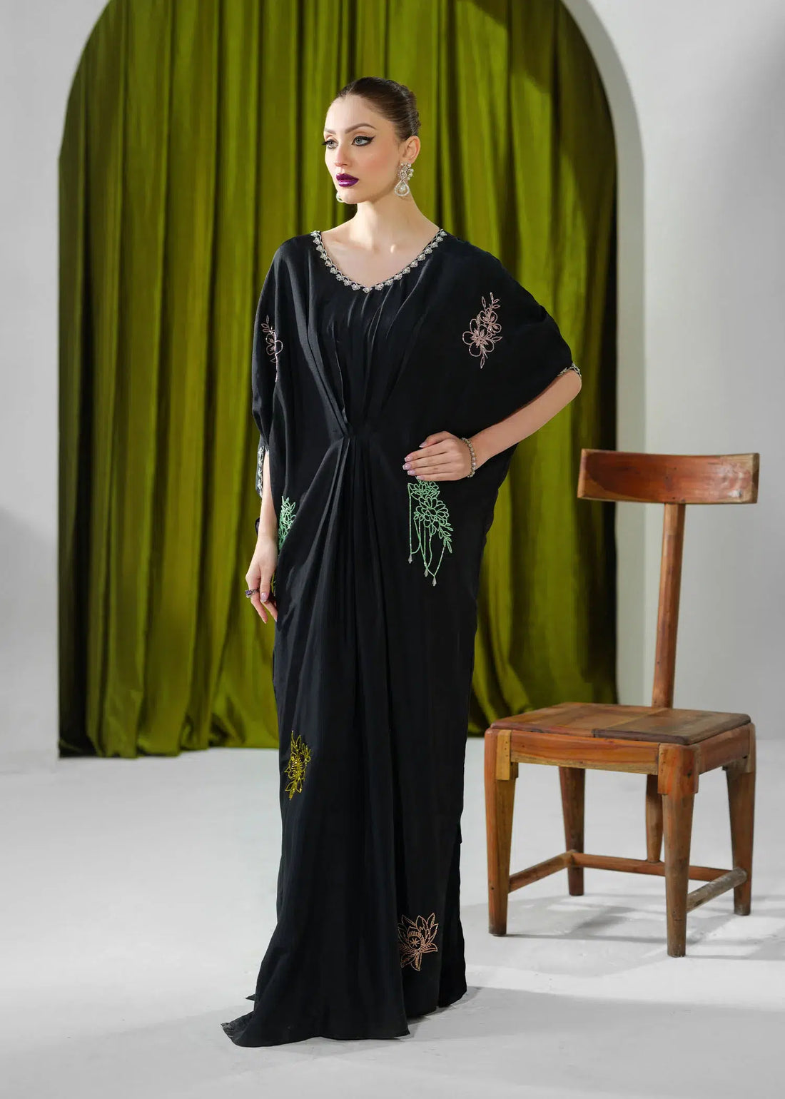 Mahum Asad | Forever and Ever Formals | Midnight - by - Libasekhas UK - Registered Vendor of : Mahum Asad - 100% Original Designer Dresss